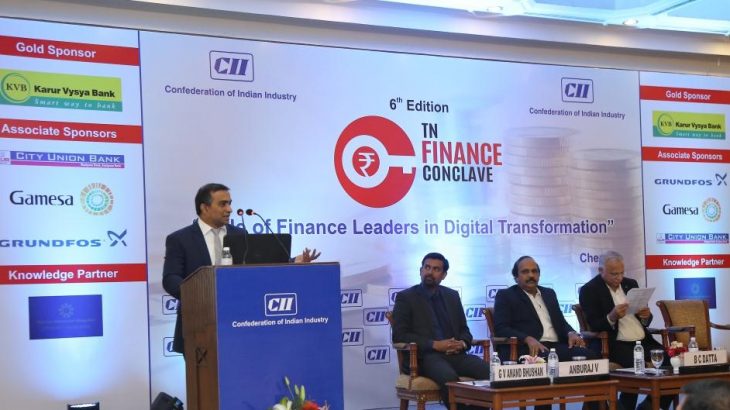 Balaji Jagannathan spoke at the 6th CII Tamil Nadu Finance Conclave